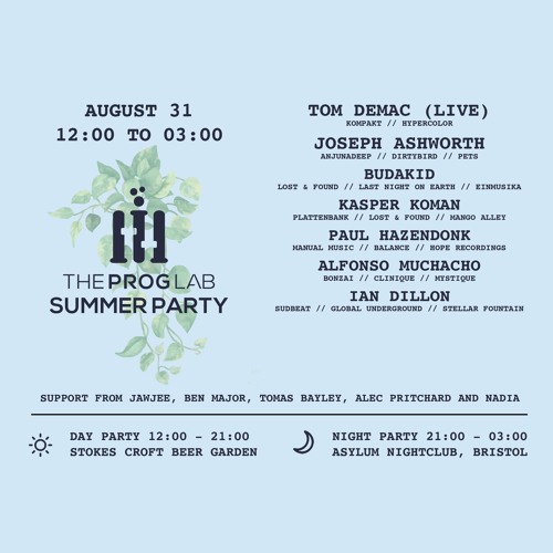 The Prog Lab Summer Party Promo Mix - Nadia